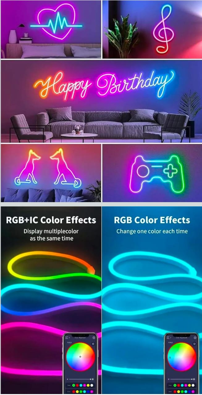 Smart Neon Strip RGB LED Strip Lights